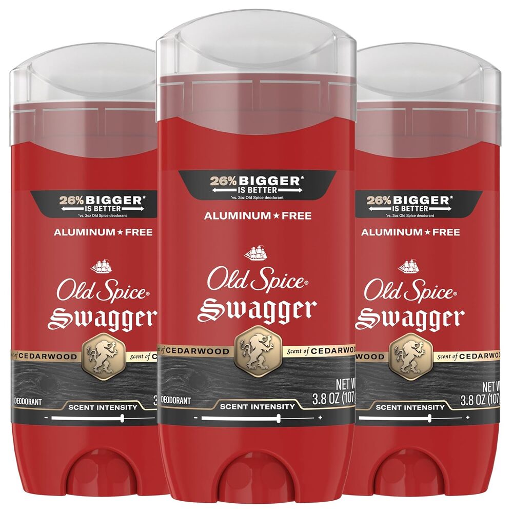 Old Spice Aluminum Free Deodorant for Men (3 Pack)